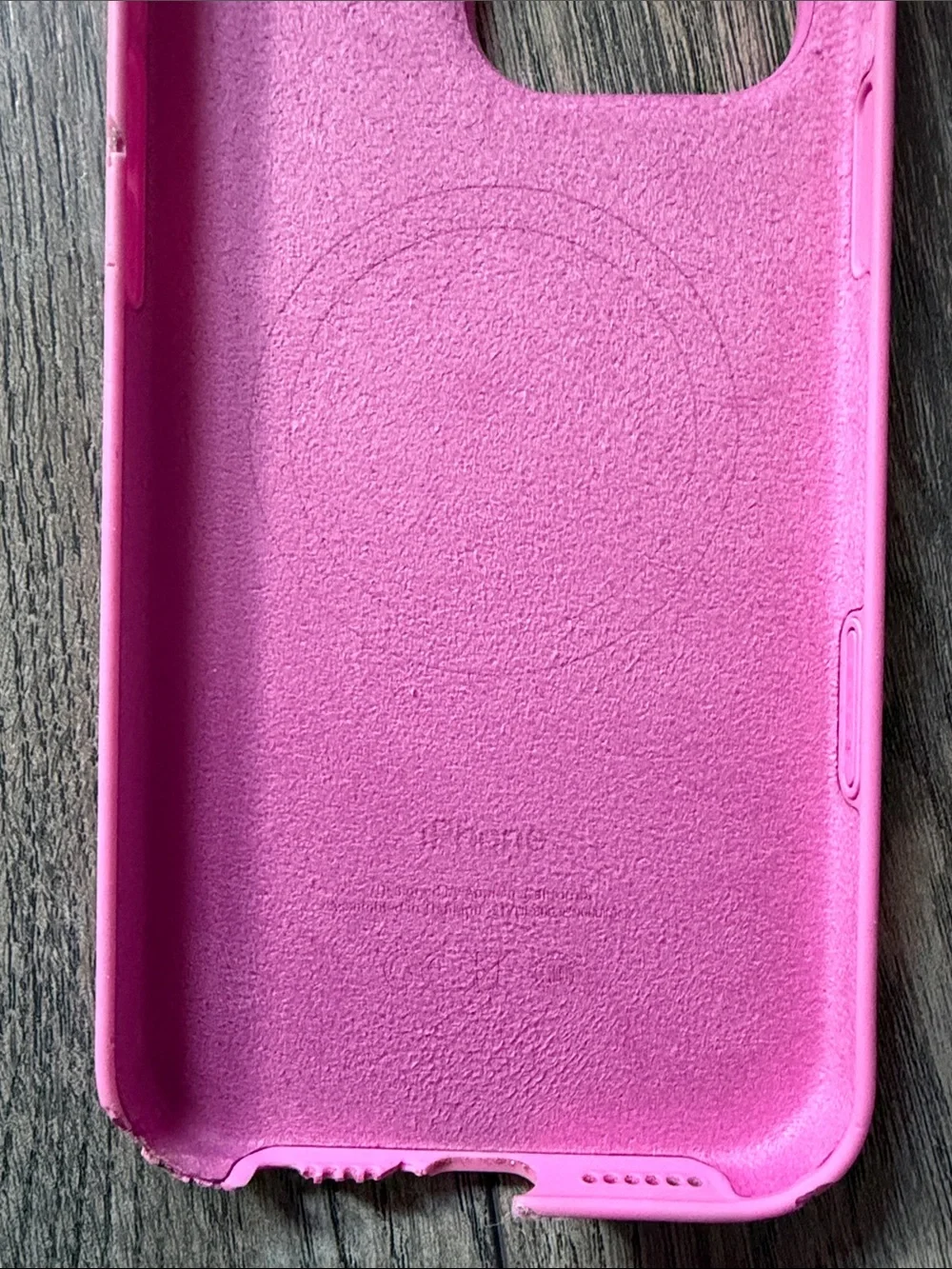 Apple Pink Silicone iPhone Case with Apple Logo